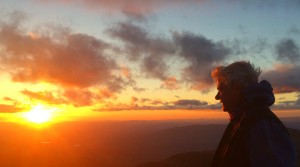 The Summit of Mt Washington at Sunset